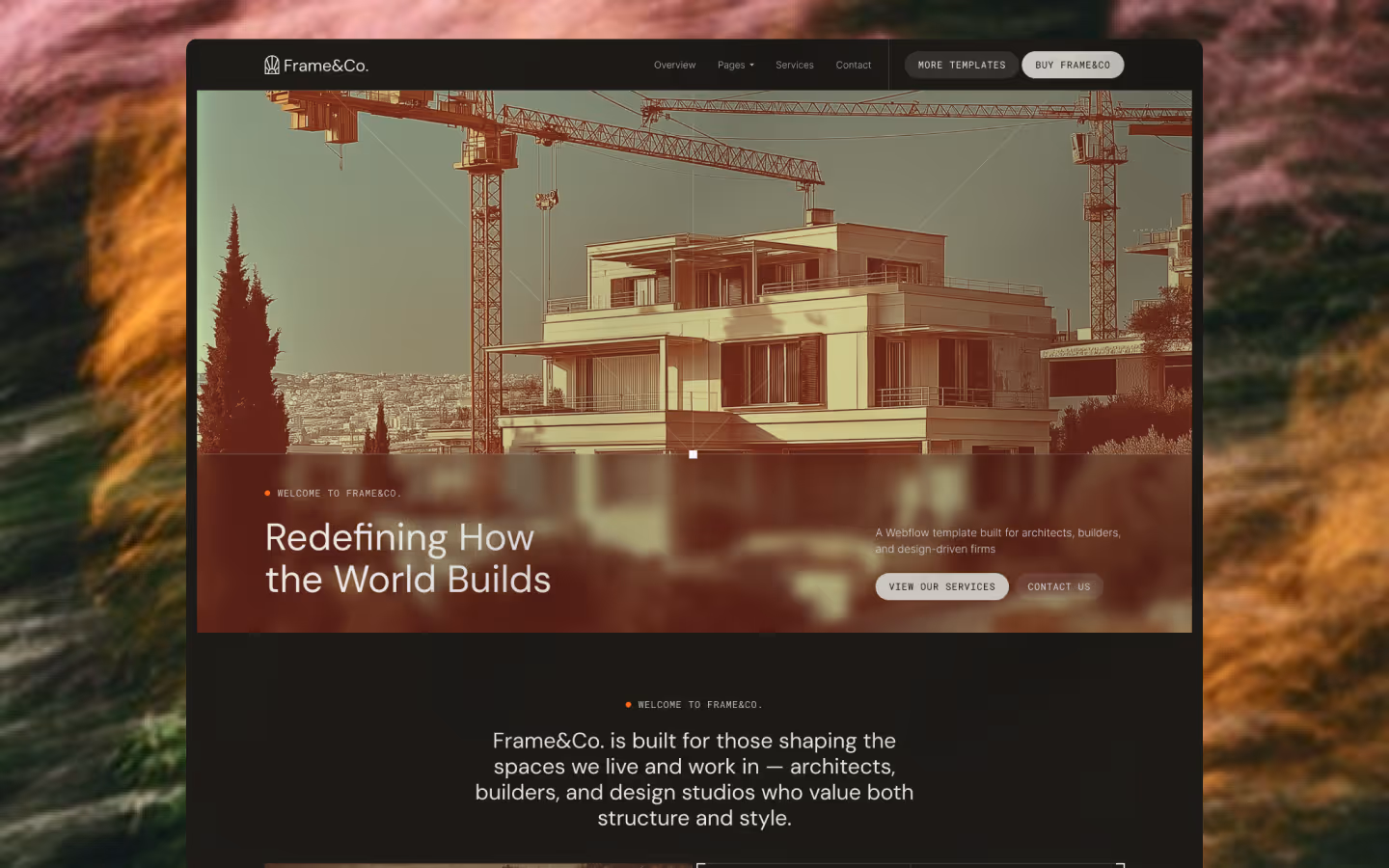 Construction & Architecture Webflow Template