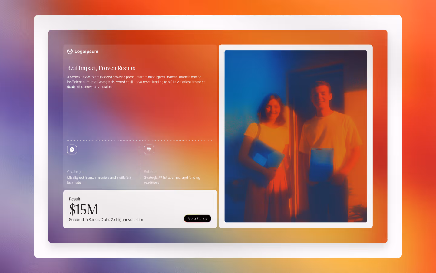 ThinkWise consulting firm Webflow template homepage design