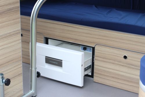 The Family Van electric campervan refrigerator.