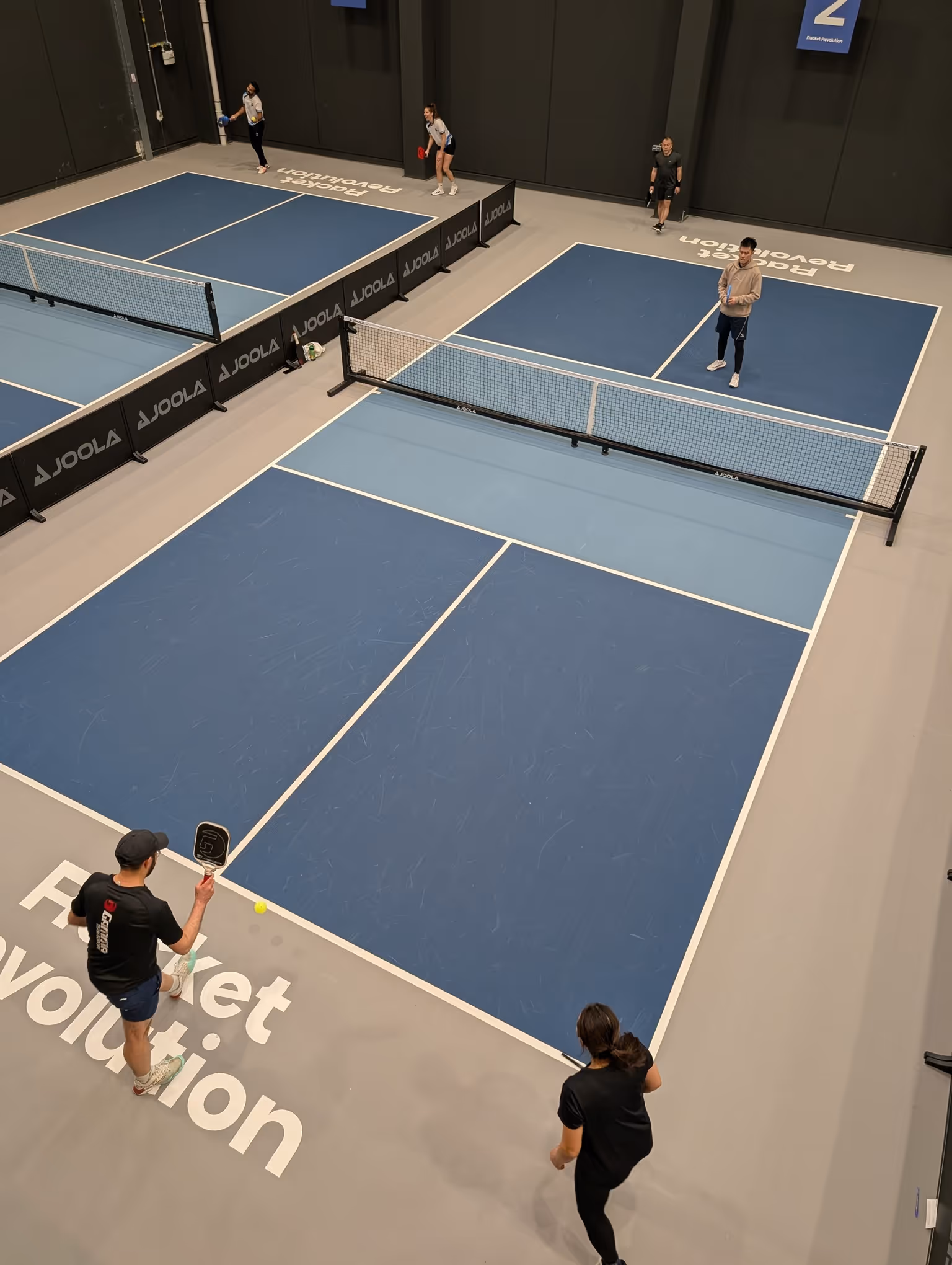 Doppel am Court 2 beim Pickle Flames Winter Cup 2026