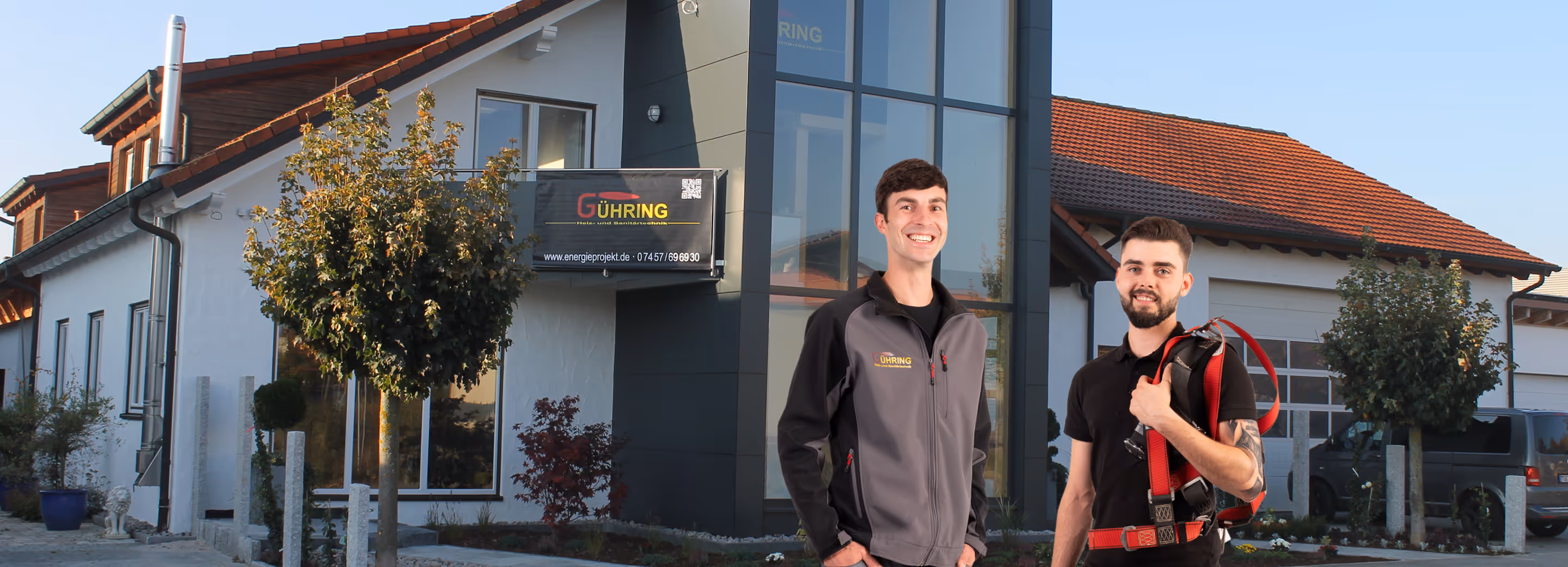 Gühring GmbH Gebäude mit Handwerker