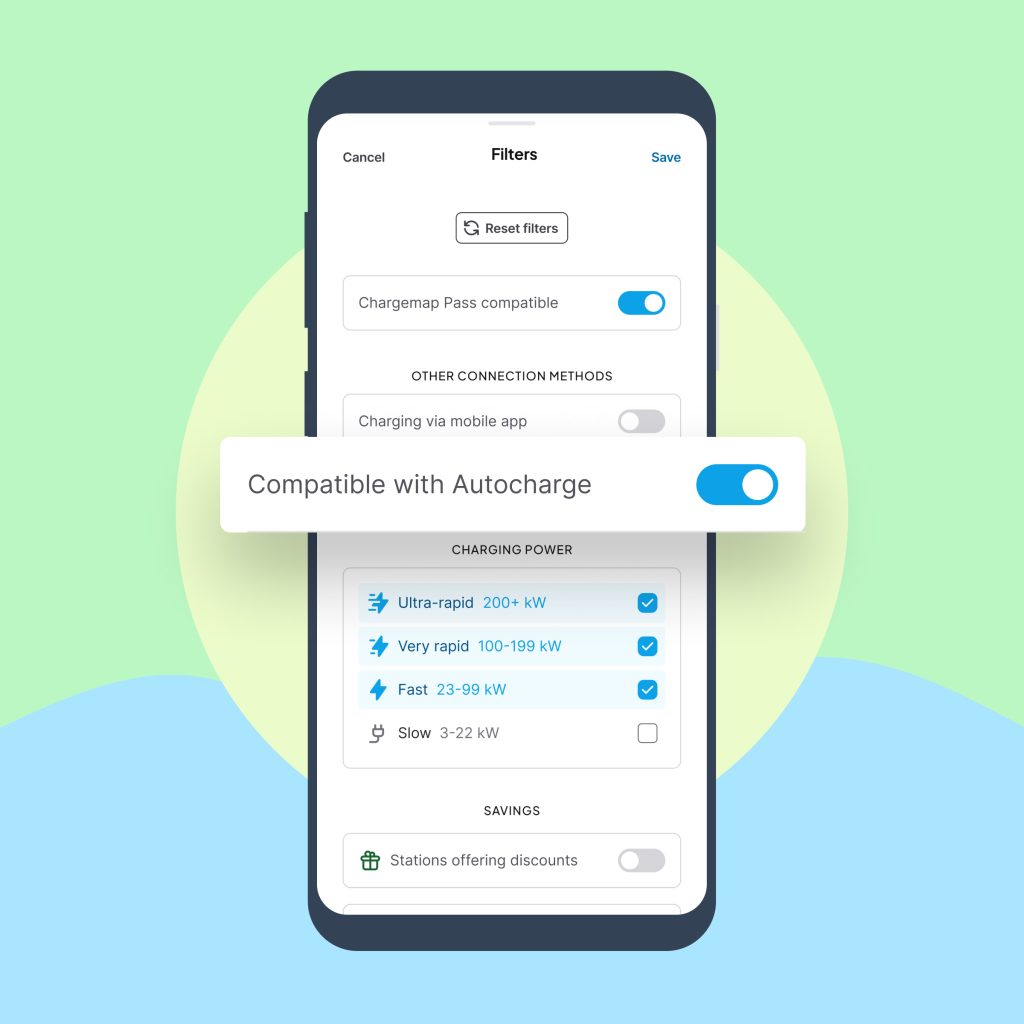 Filter Autocharge-compatible stations