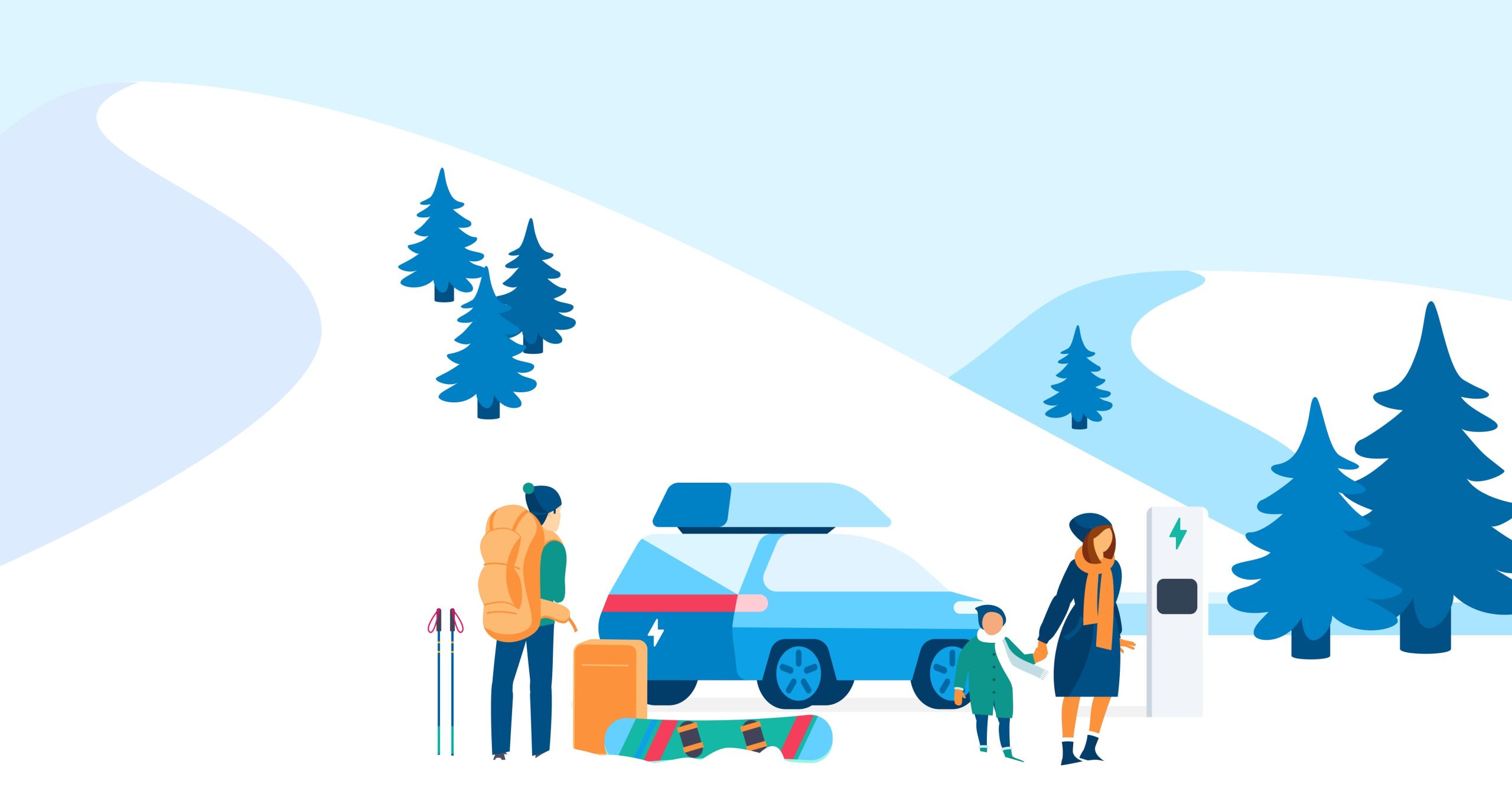 Can you travel to your ski resort by electric car?Planning your electric car journey