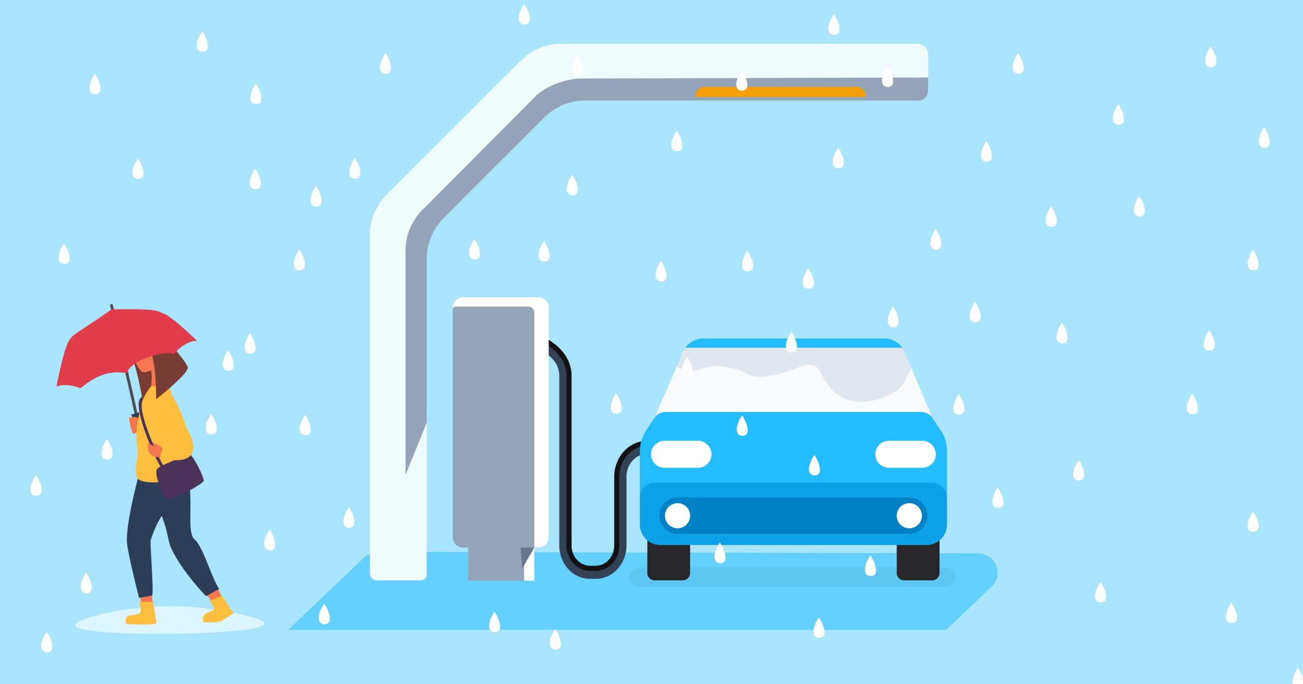 Peut-on recharger sa voiture électrique sous la pluie ?