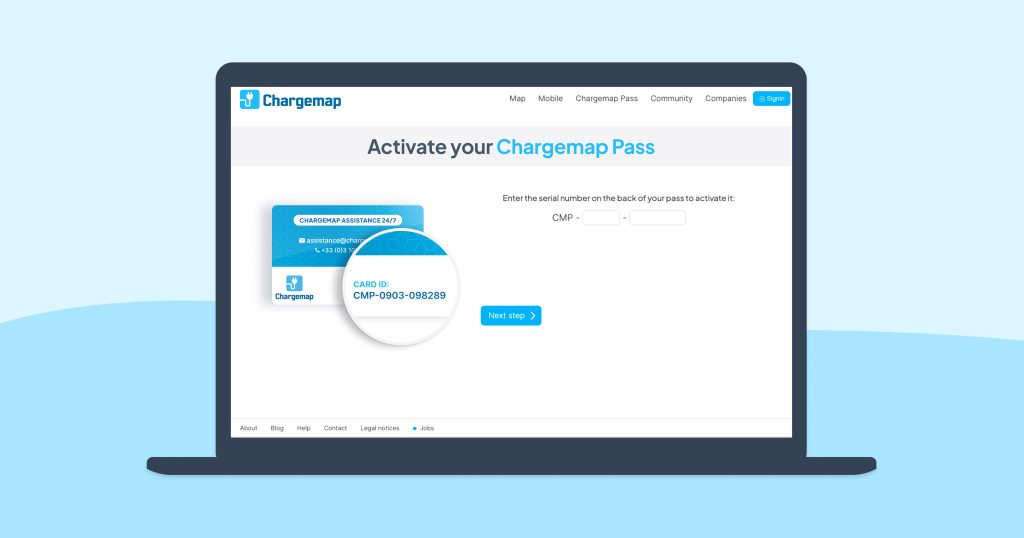 activate the chargemap pass