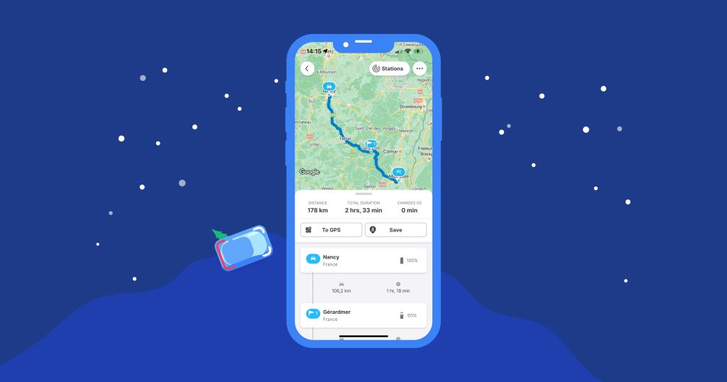 Day 2 : departure from Nancy to Mulhouse head towards Gérardmer
