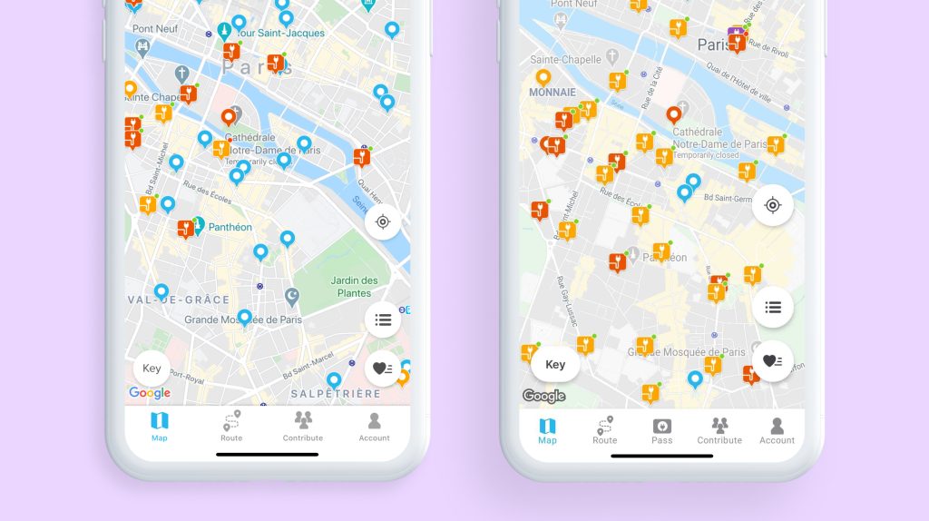 Chargemap charging station map design evolution