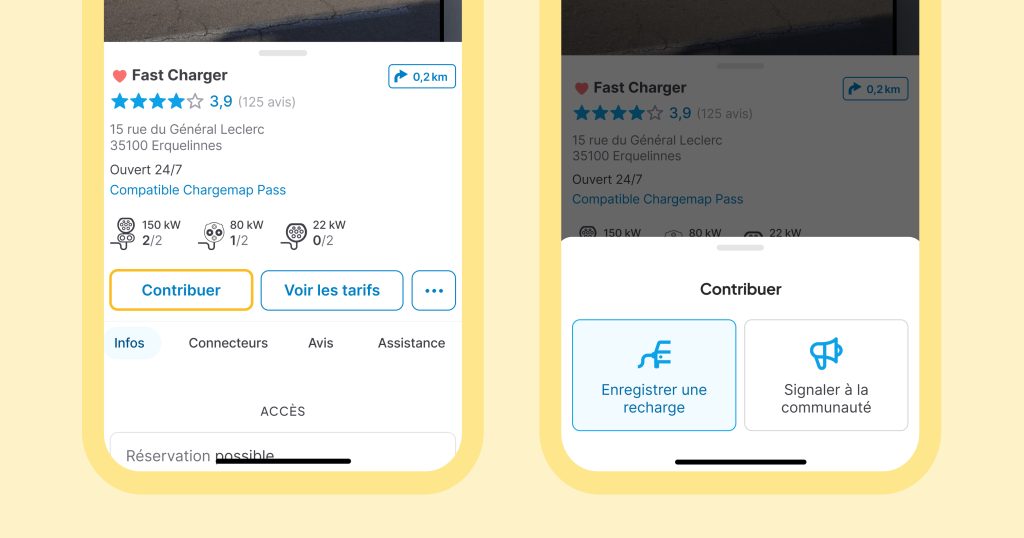 Enregistrer une recharge sur Chargemap