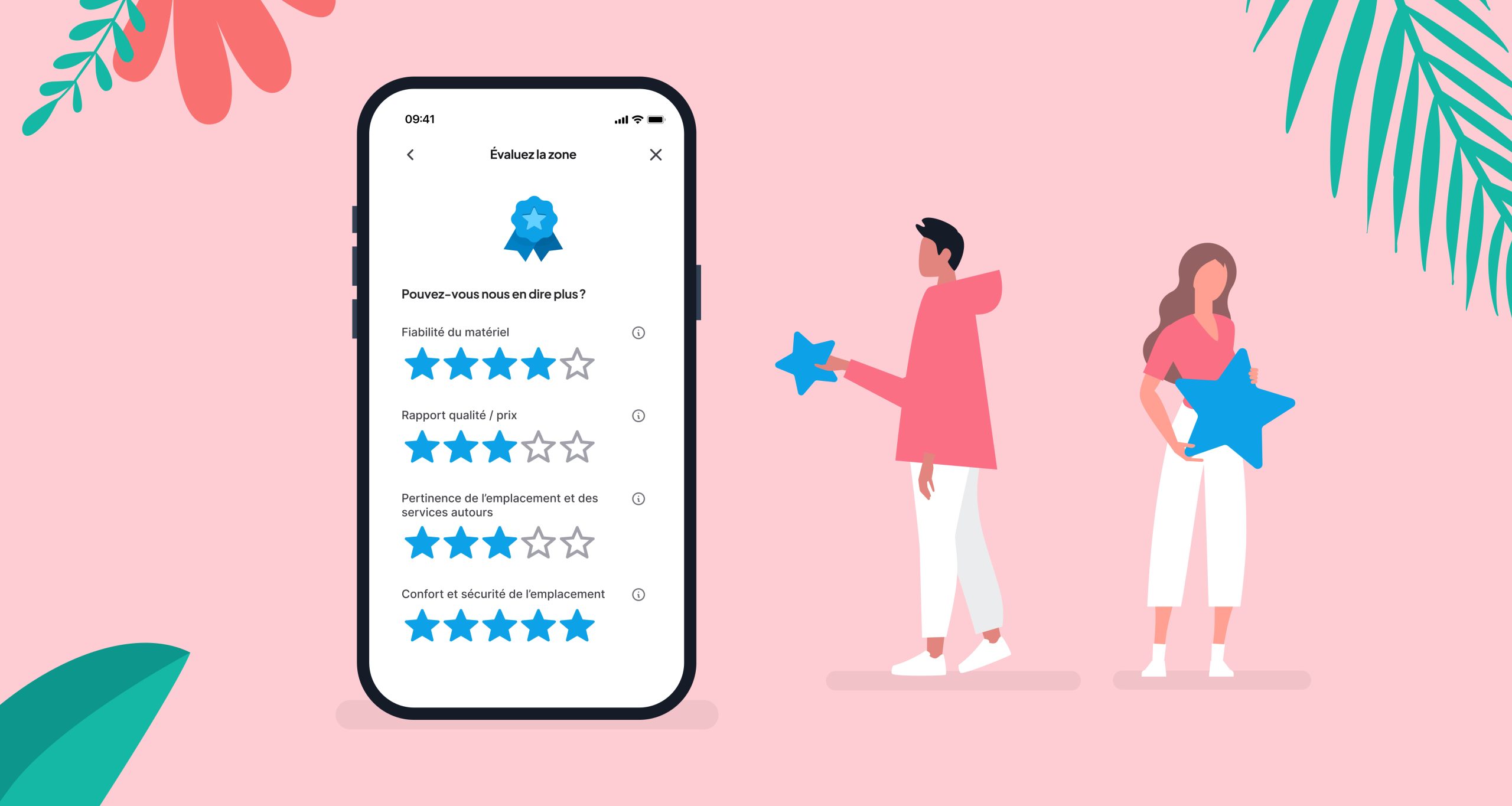 laisser un avis Chargemap sur une borne de rechargeEnregistrement automatique des recharges avec le Chargemap PassAffichage des avis Chargemap et commentaires de la communautéCritères de notation avis Chargemapadieu check-in, bonjour contribuer dans l'app ChargemapLaisser un avis Chargemap pour partager votre expérience de rechargeenregistrer une recharge dans l'application ChargemapTélécharger l'application Chargemap sur Google PlayTélécharger l'application Chargemap sur l'App Store