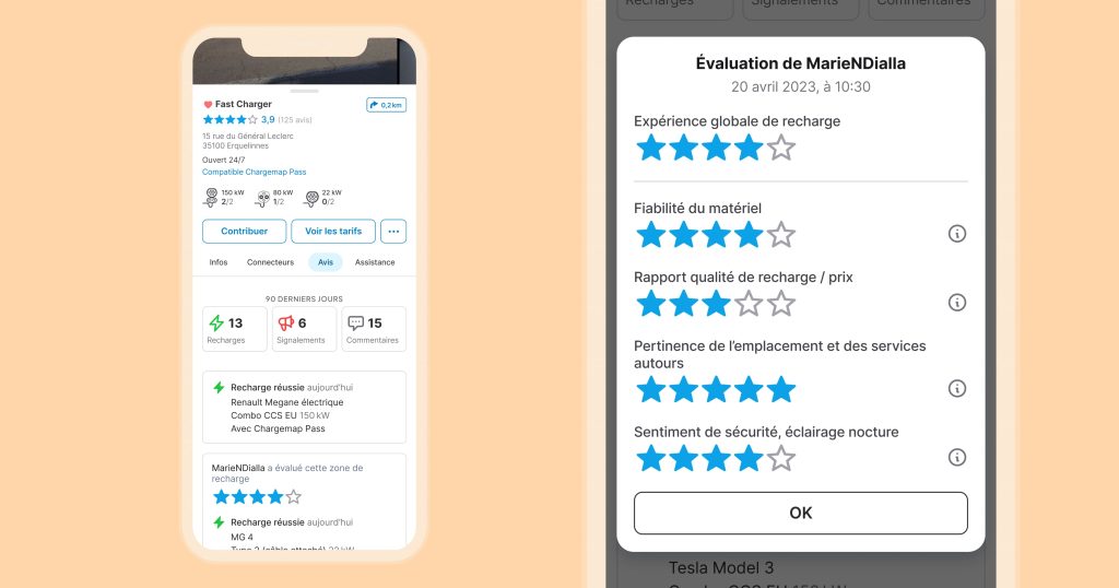 consulter avis et commentaires communauté Chargemap