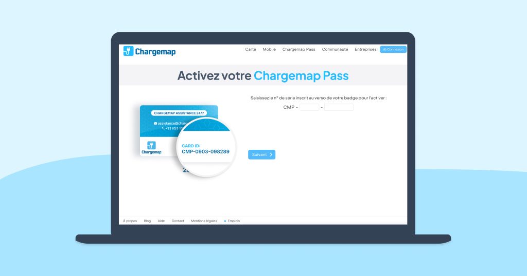 Activer le chargemap pass