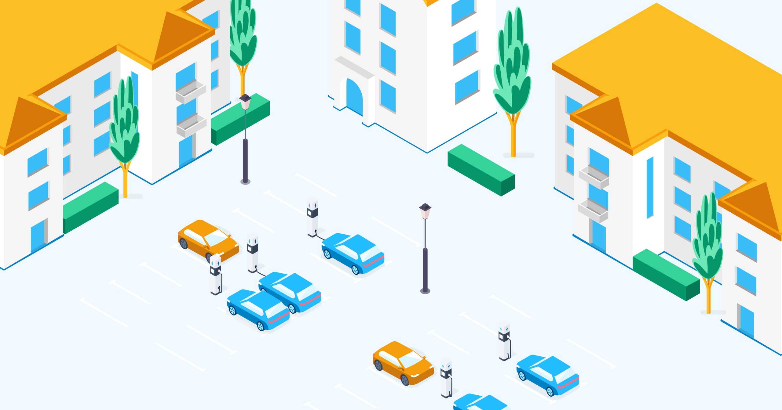 Installation borne de recharge en copropriété Borne de recharge sur une place de parking Bornes de recharge installées dans une copropriété Quelles aides pour installer une borne de recharge en copropriété ?