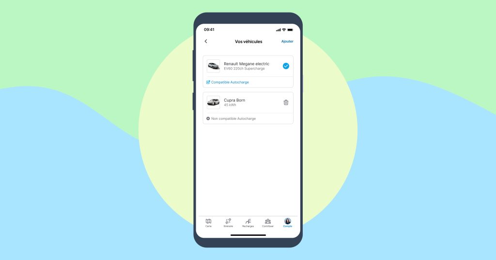 Vérifier la compatibilité de votre véhicule électrique avec Autocharge dans l'app Chargemap