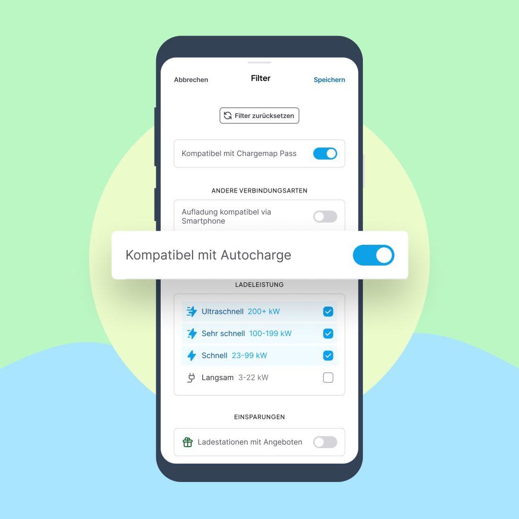 Chargemap-kompatibler Filter Autocharge