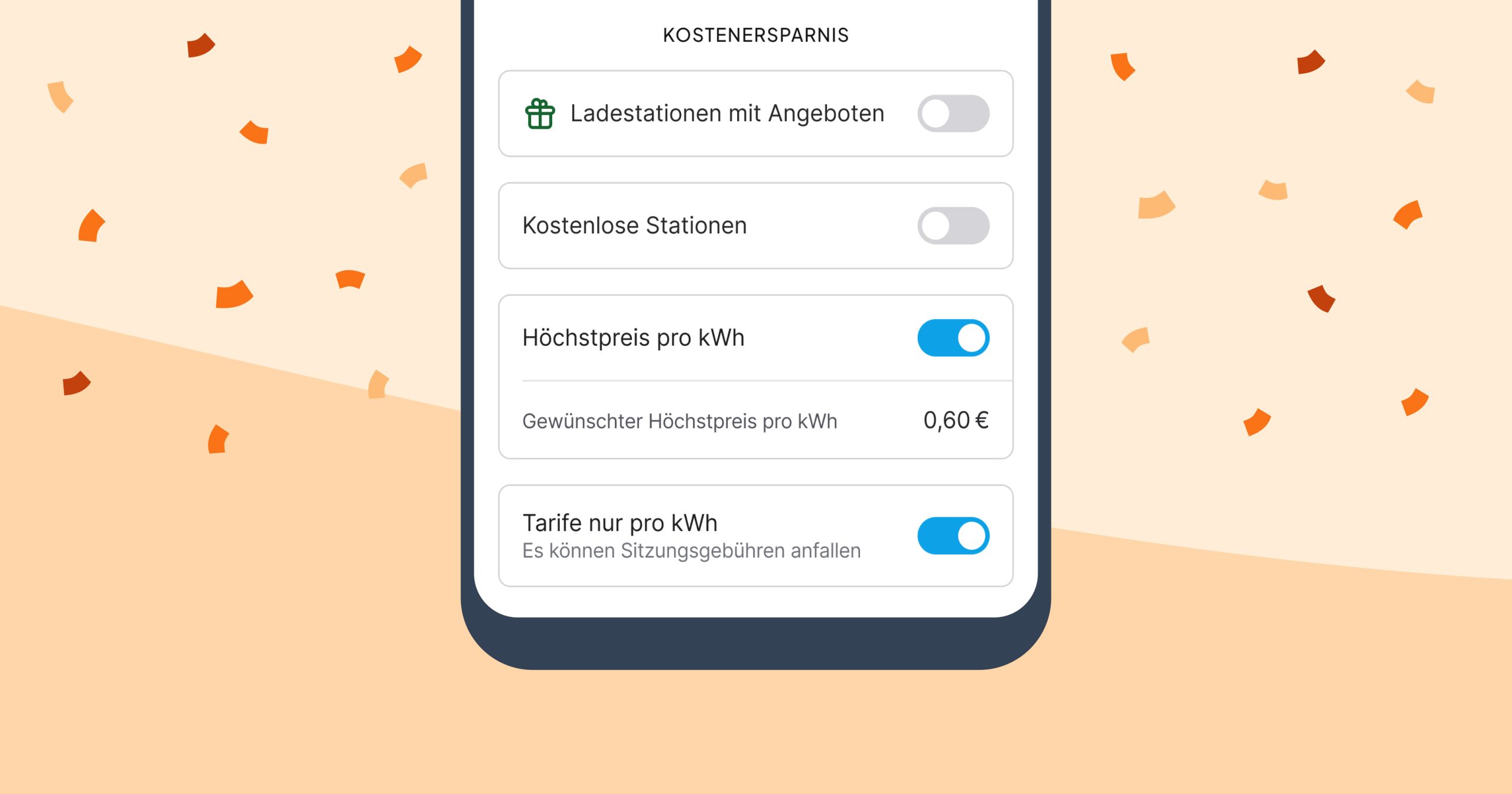 Neue Filter für günstiges Aufladen