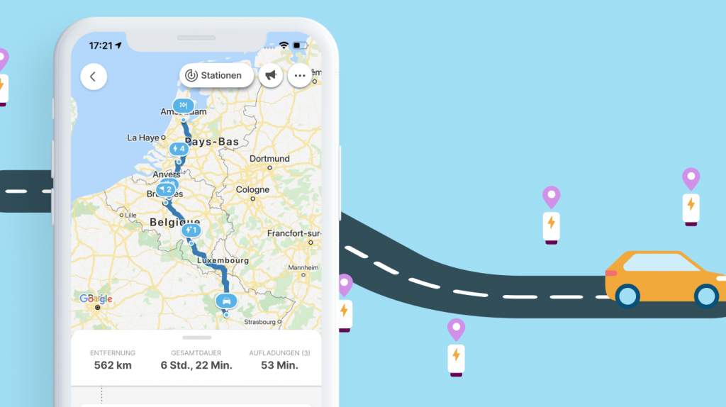 Chargemap Routenplaner
