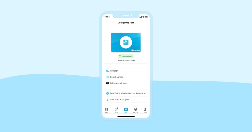 aufladungen mit dem chargemap pass verwalten