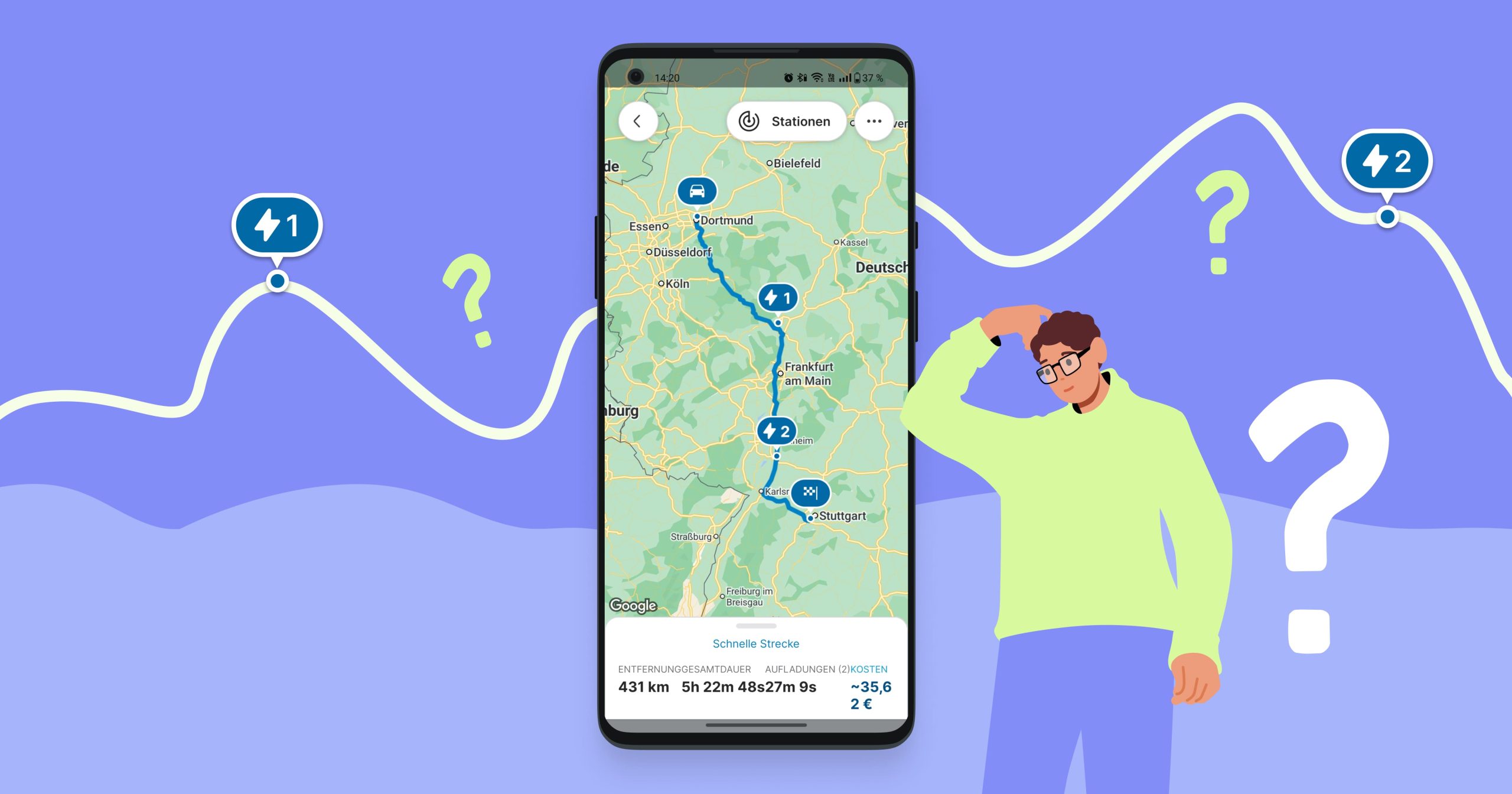 Chargemap Routenplaner