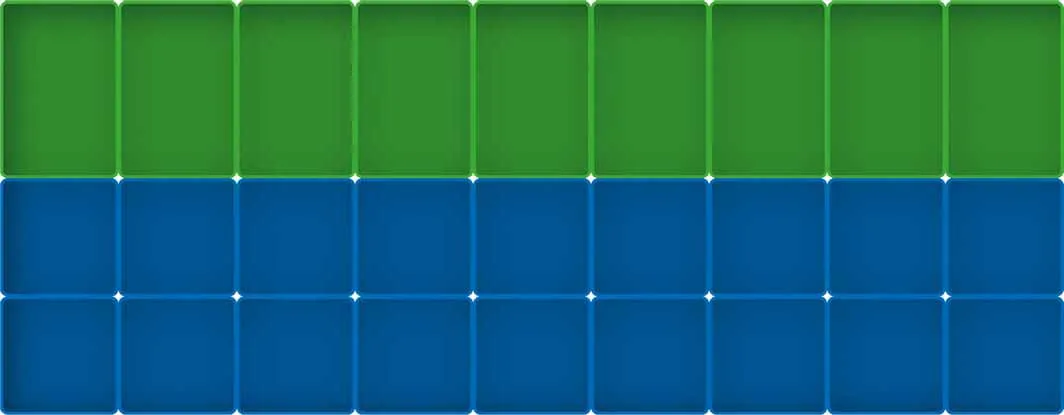 schematische voorstelling van assortimentsbakjes