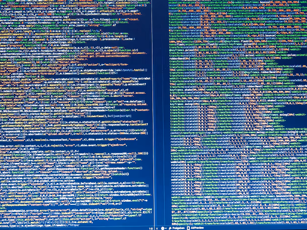 Screens displaying technical data