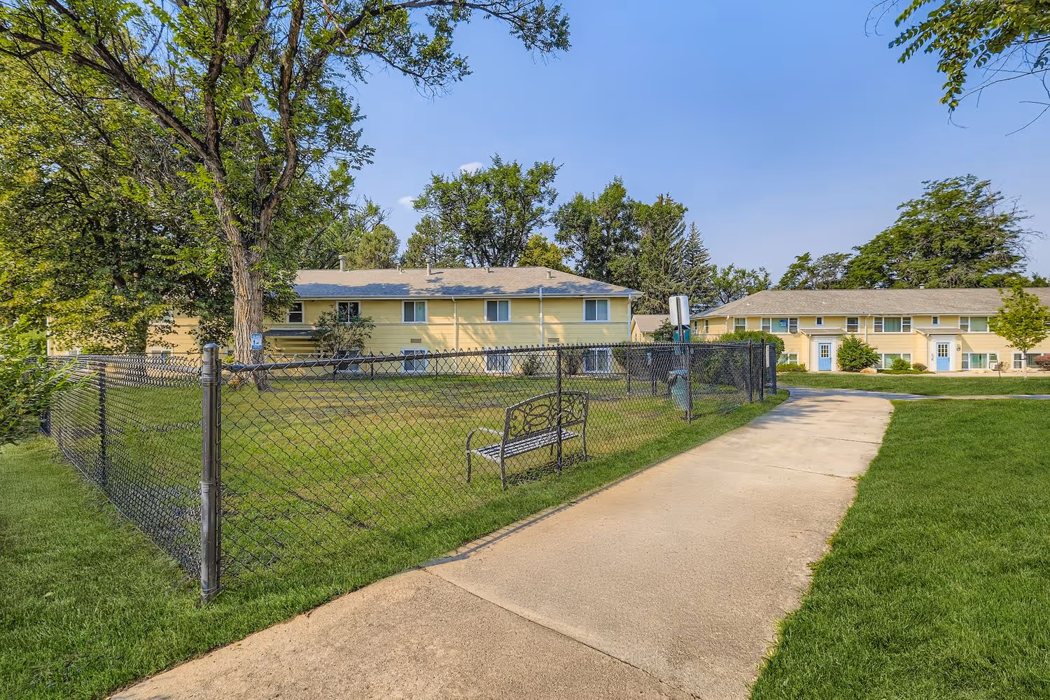 exterior of apartments 