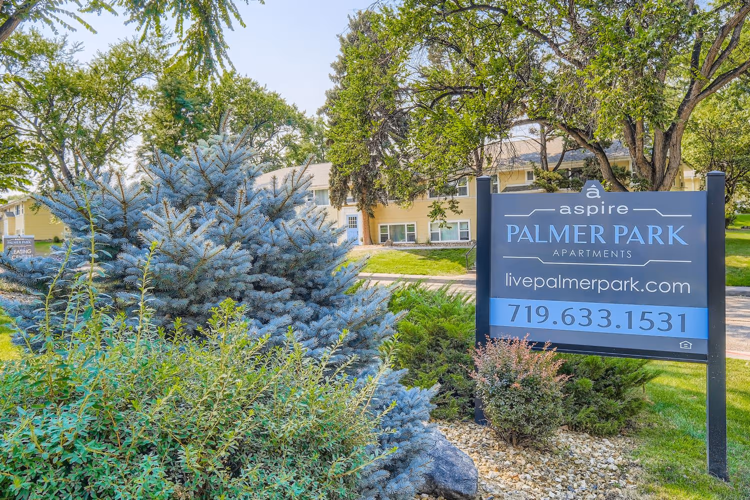 exterior of apartments 