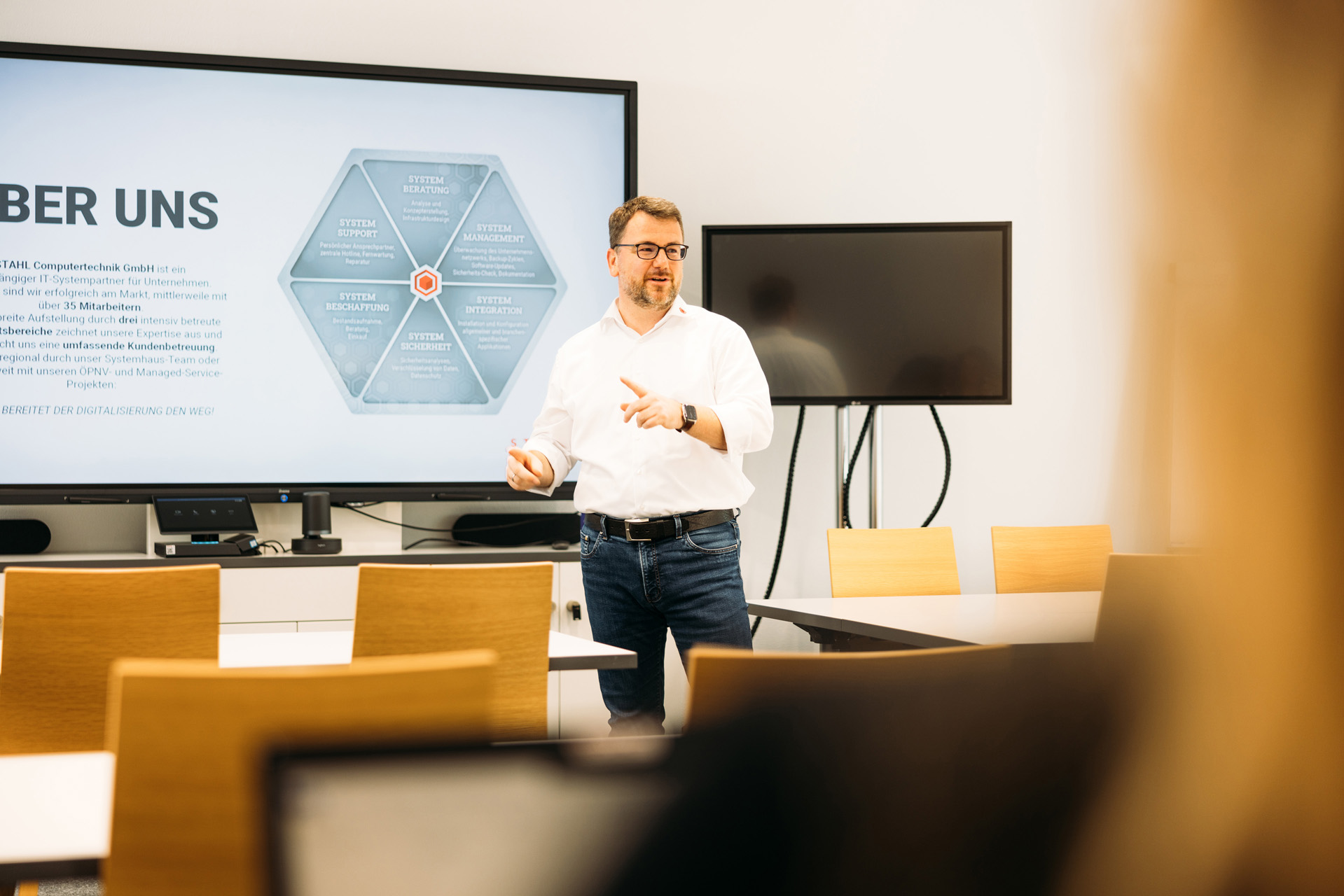 Businessfotografie: Vortrag bei Stahl Computertechnik GmbH in Pfaffenhofen