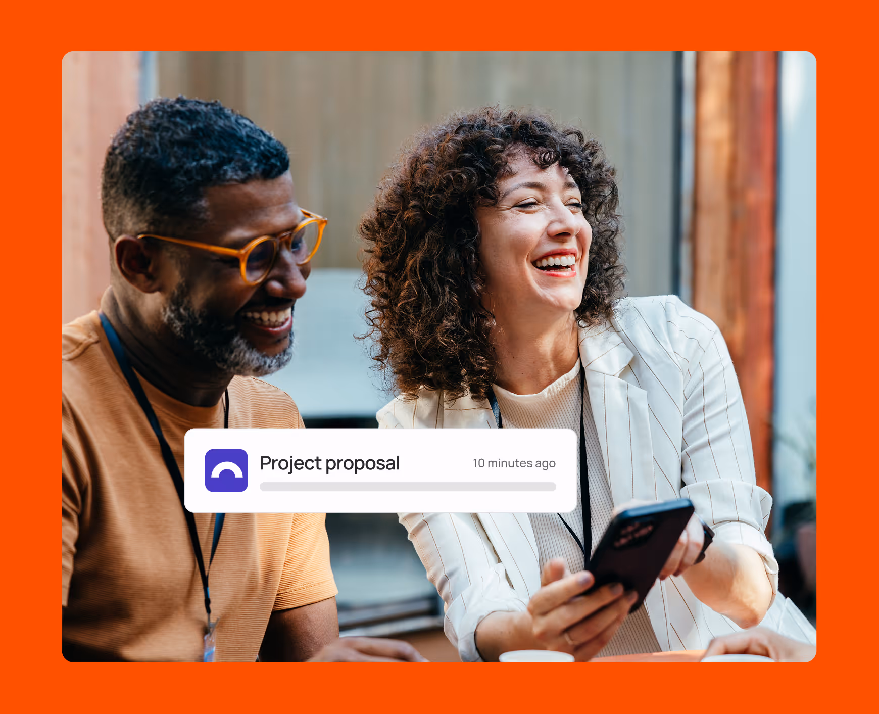 Two freelancers from the zoulloo community delighted to receive their first project proposals