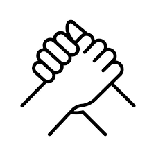 cooperation hands icon