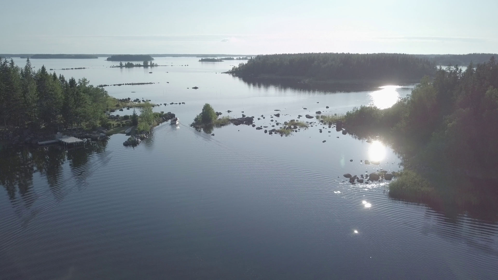kvarken archipelago aerial shot
