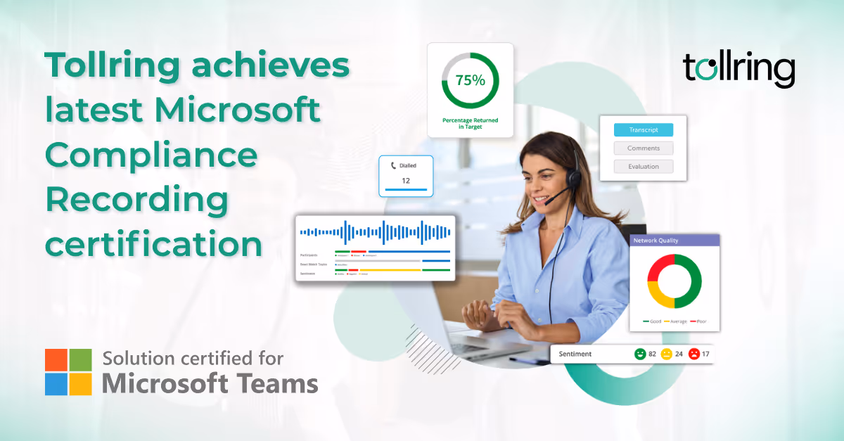 Microsoft Compliance Recording (policy-based recording) certification