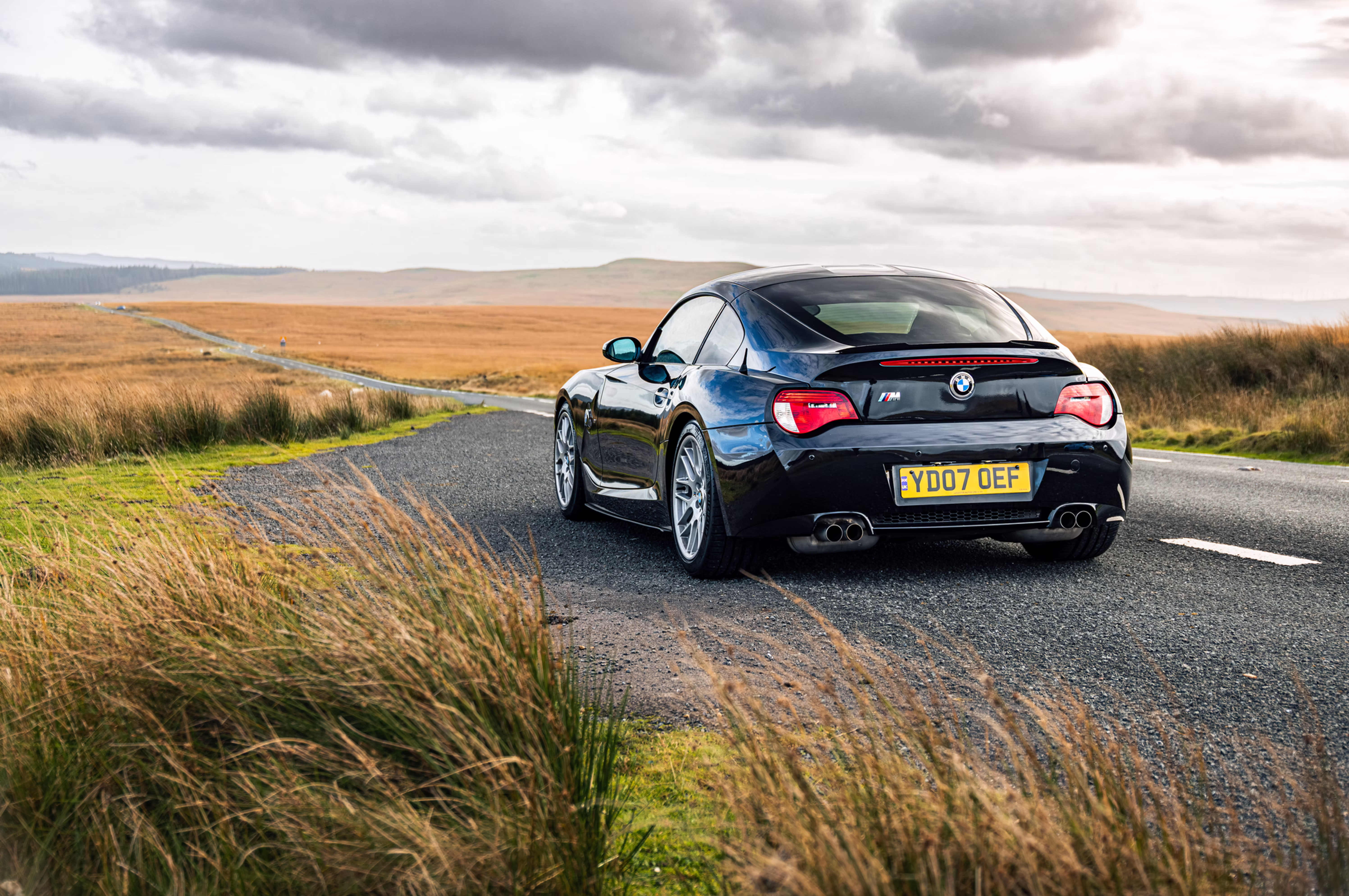 BMW Z4 M Coupe review rear static low three quarter angle