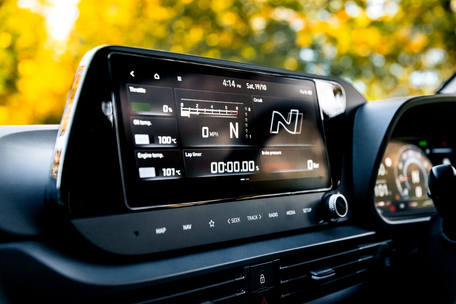 Hyundai i20N Performance Blue Rush Magazine review - programmable driving modes