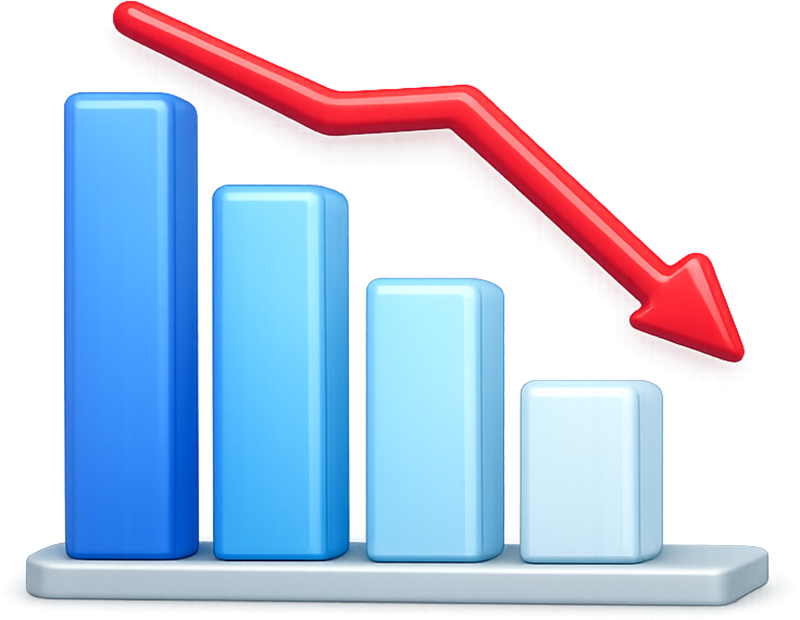 Declining Sales icon