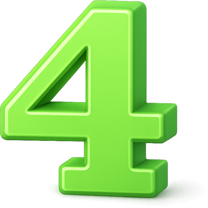 Number 4 icon