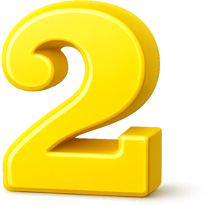 Number 2 icon