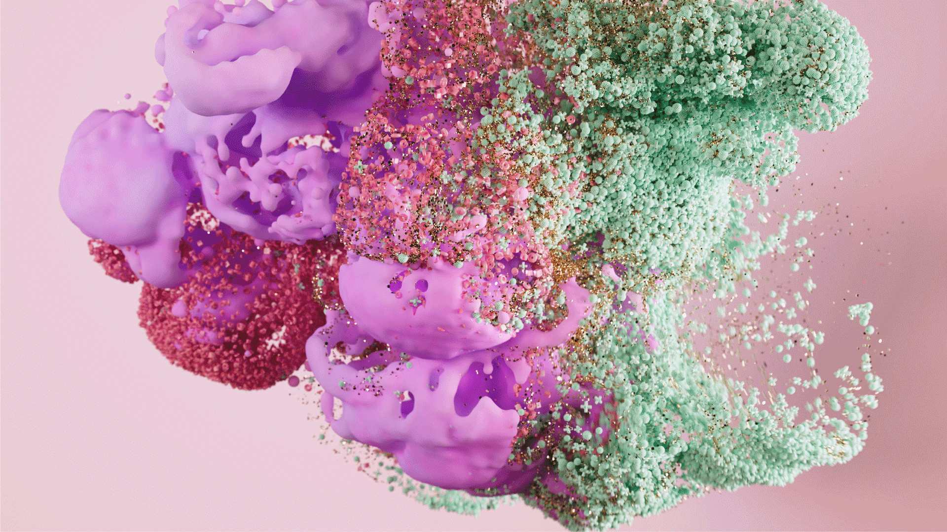 A closeup of DNA