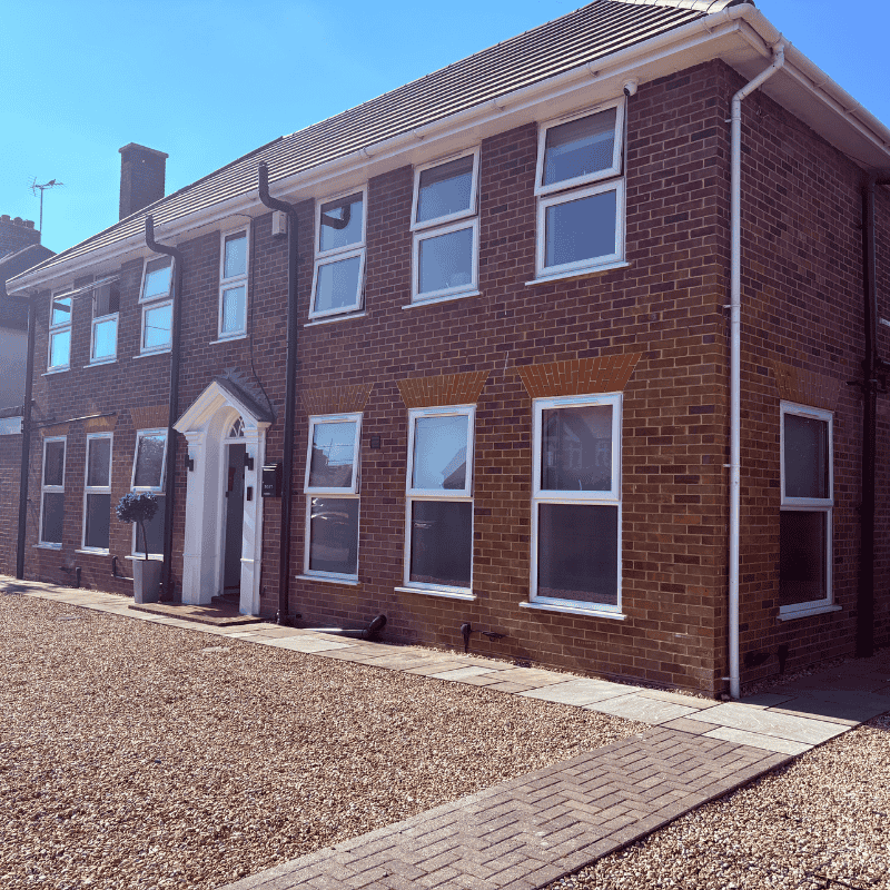 Amara House - Comfortable communal area for supported living residents in Littlehampton