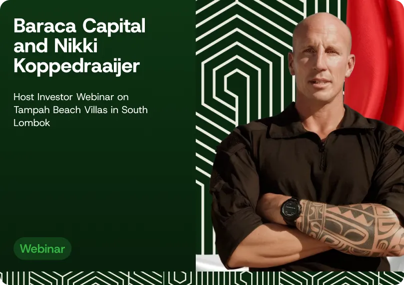 Baraca Capital and Nikki Koppedraaijer Host Investor Webinar on Tampah Beach Villas in South Lombok