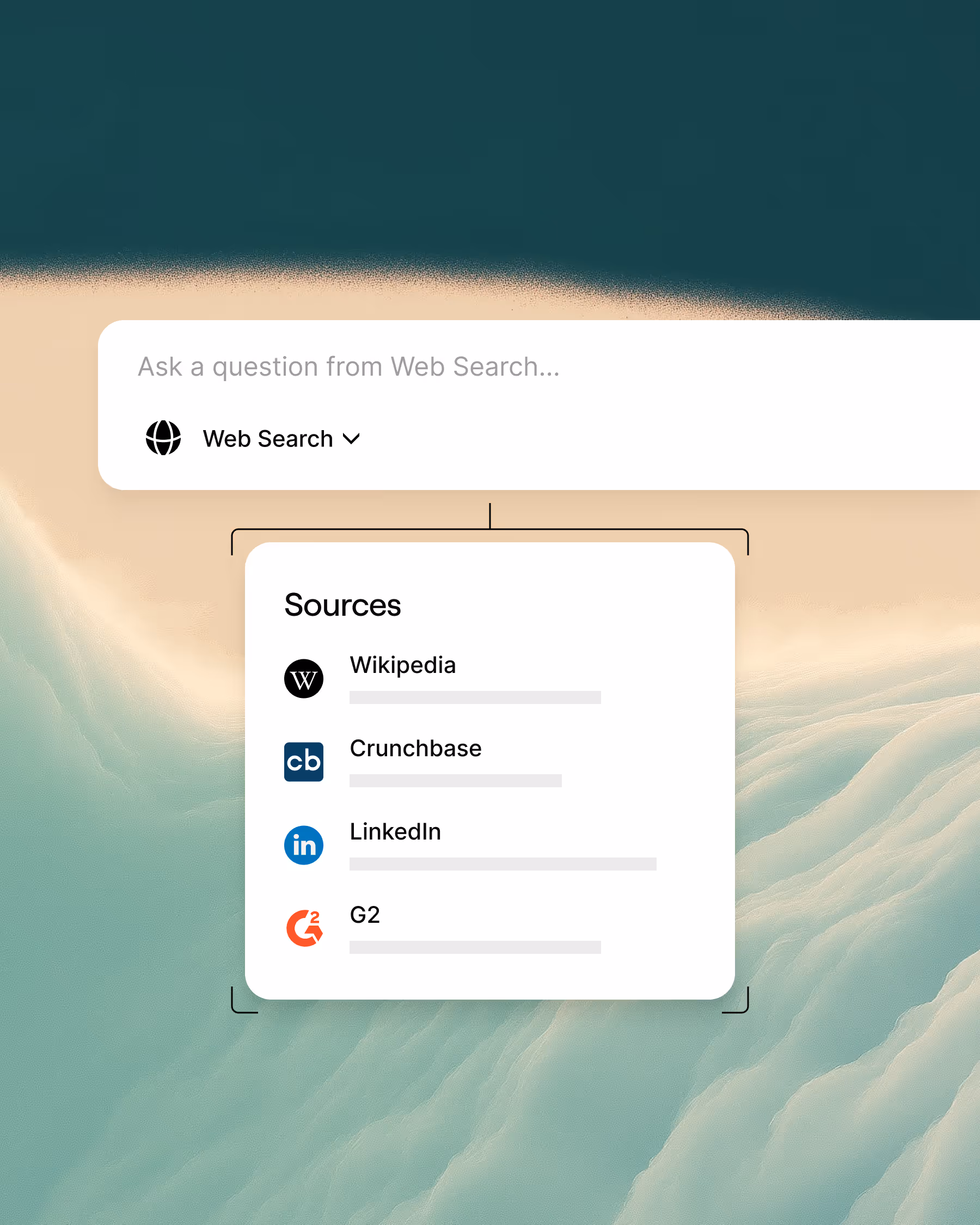 Web search feature