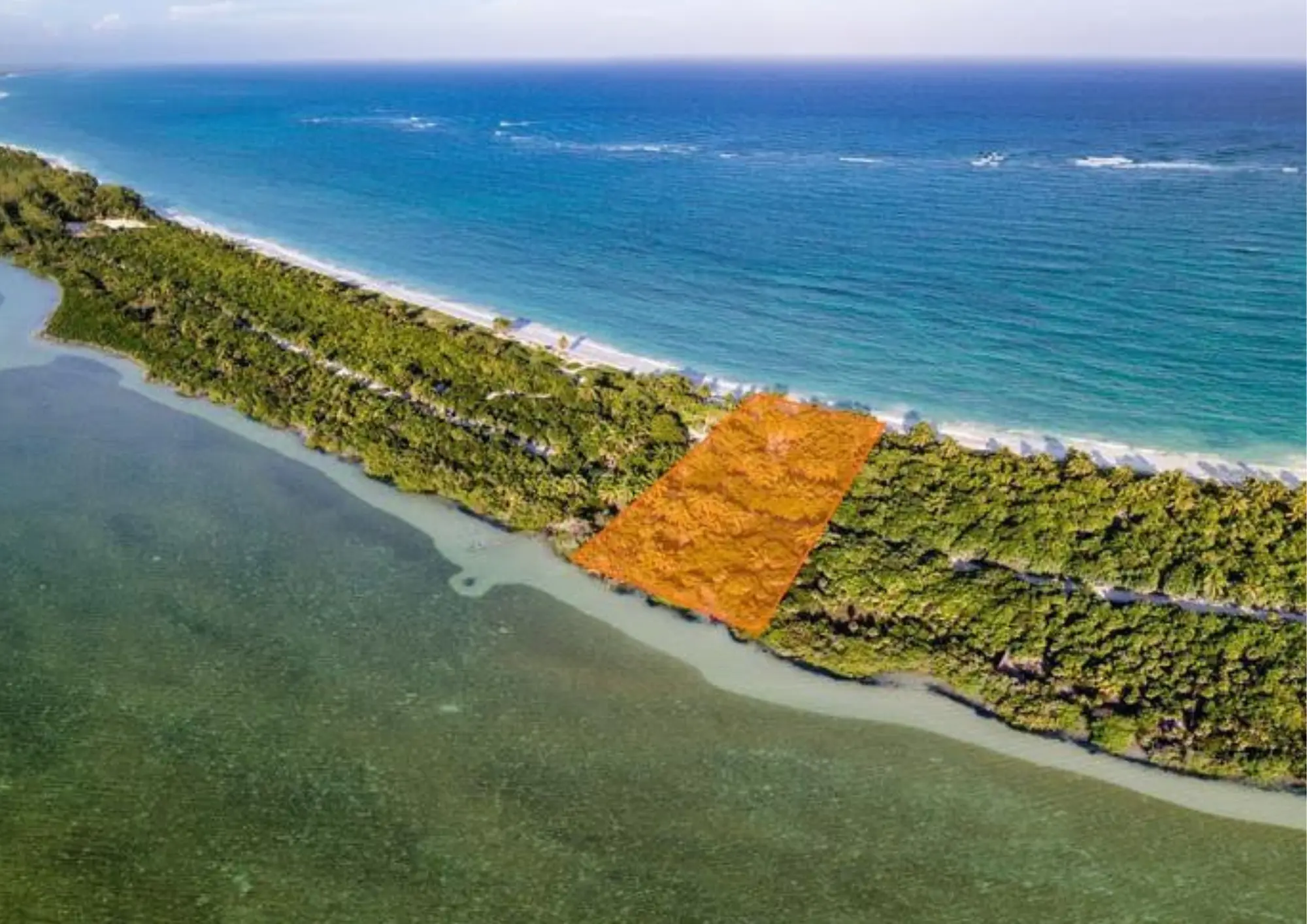Beachfront Land Lot for sale in Sian Kaan, Tulum - photo 1 of 3
