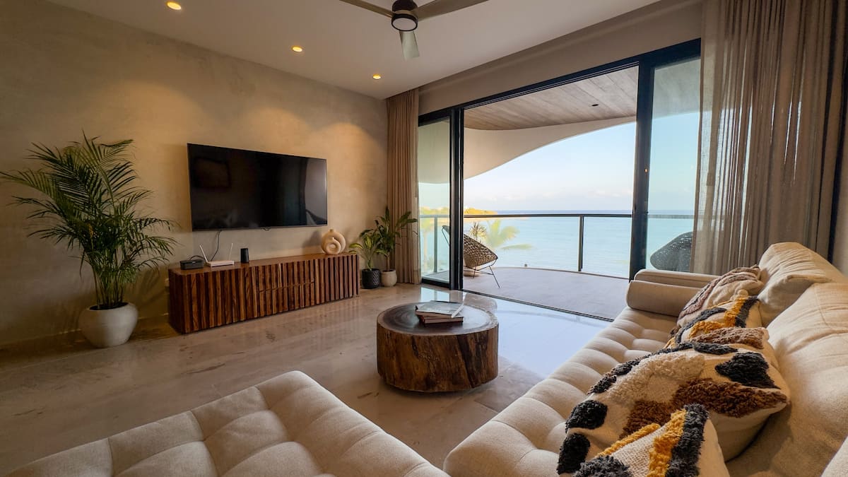 Luxurious 3-Bedroom Beachfront Apartment in Exclusive Tankah Bay Tulum - photo 2 of 11