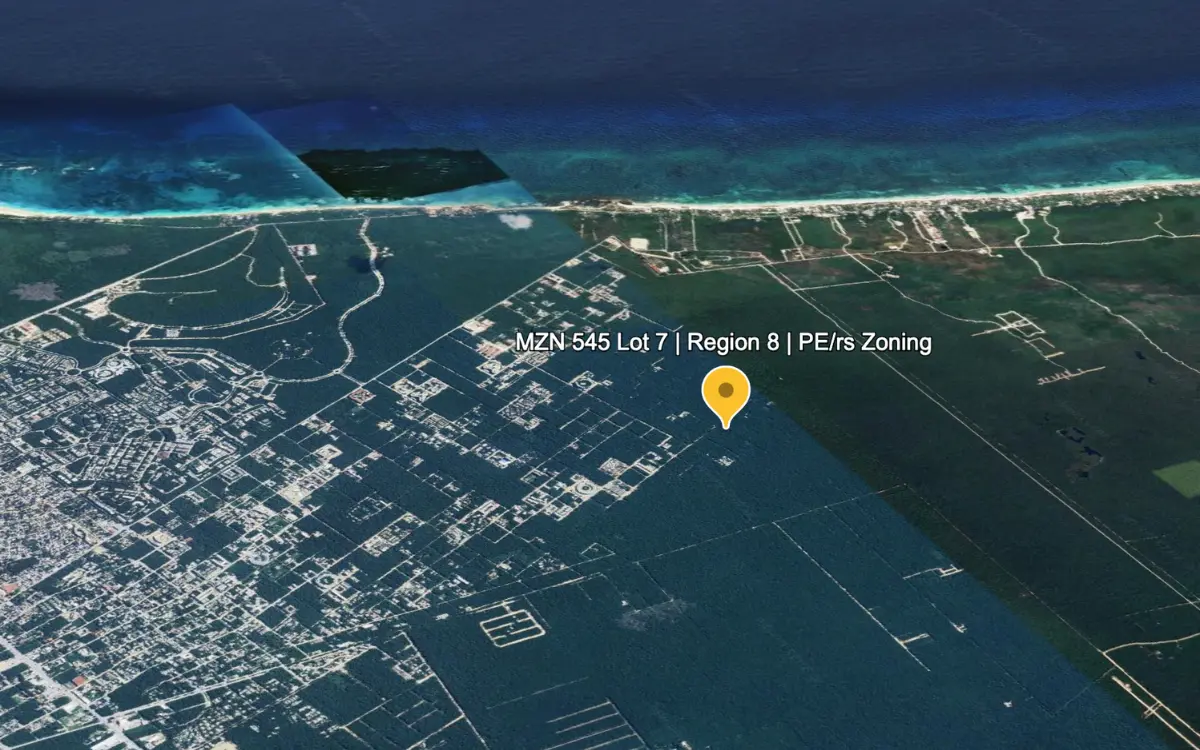 MZN 545 | Lot 7 | Region 8 | PE/rs Zoning | Tulum Land for Sale