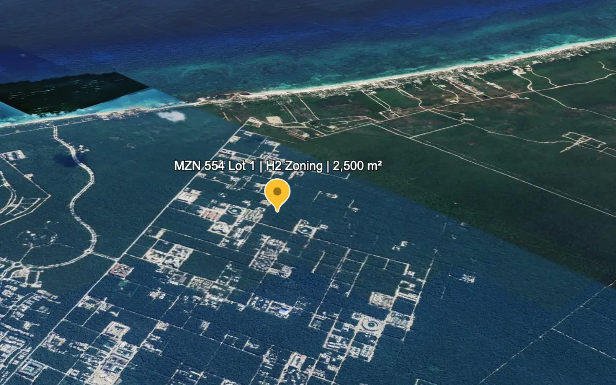 MZN 554 | Lot 1 | Region 8 | H2 Zoning | Tulum Land for Sale