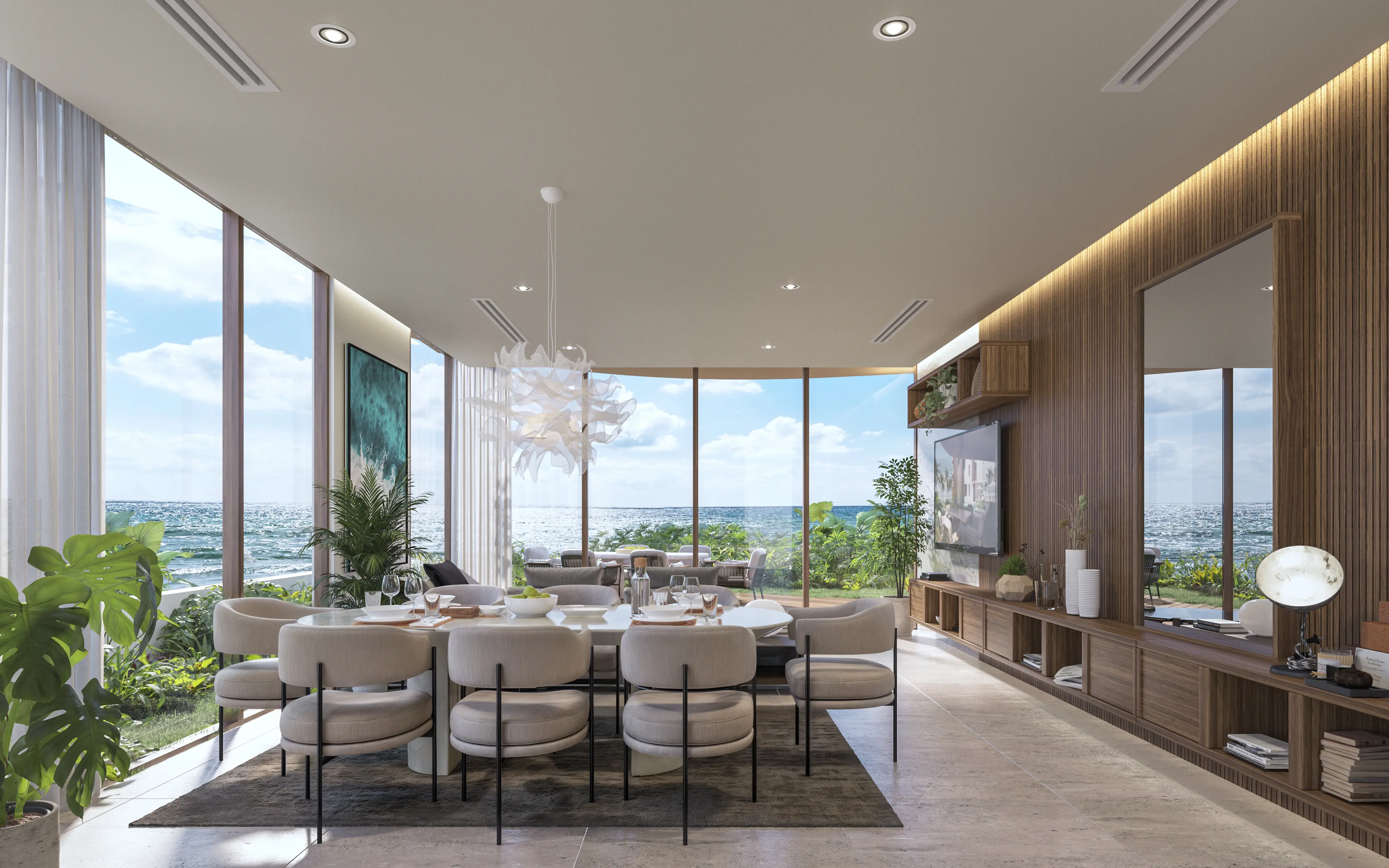 3-Bedroom Ground Floor Beachfront Residence at Naomi Beach