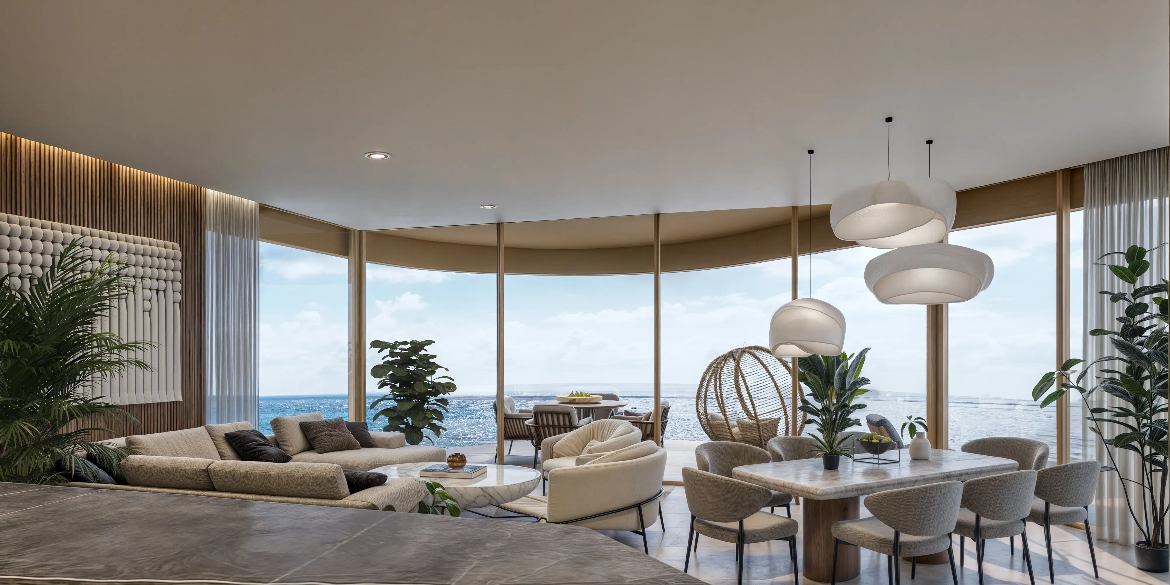 3-Bedroom Penthouse with Ocean Views at Naomi Beach