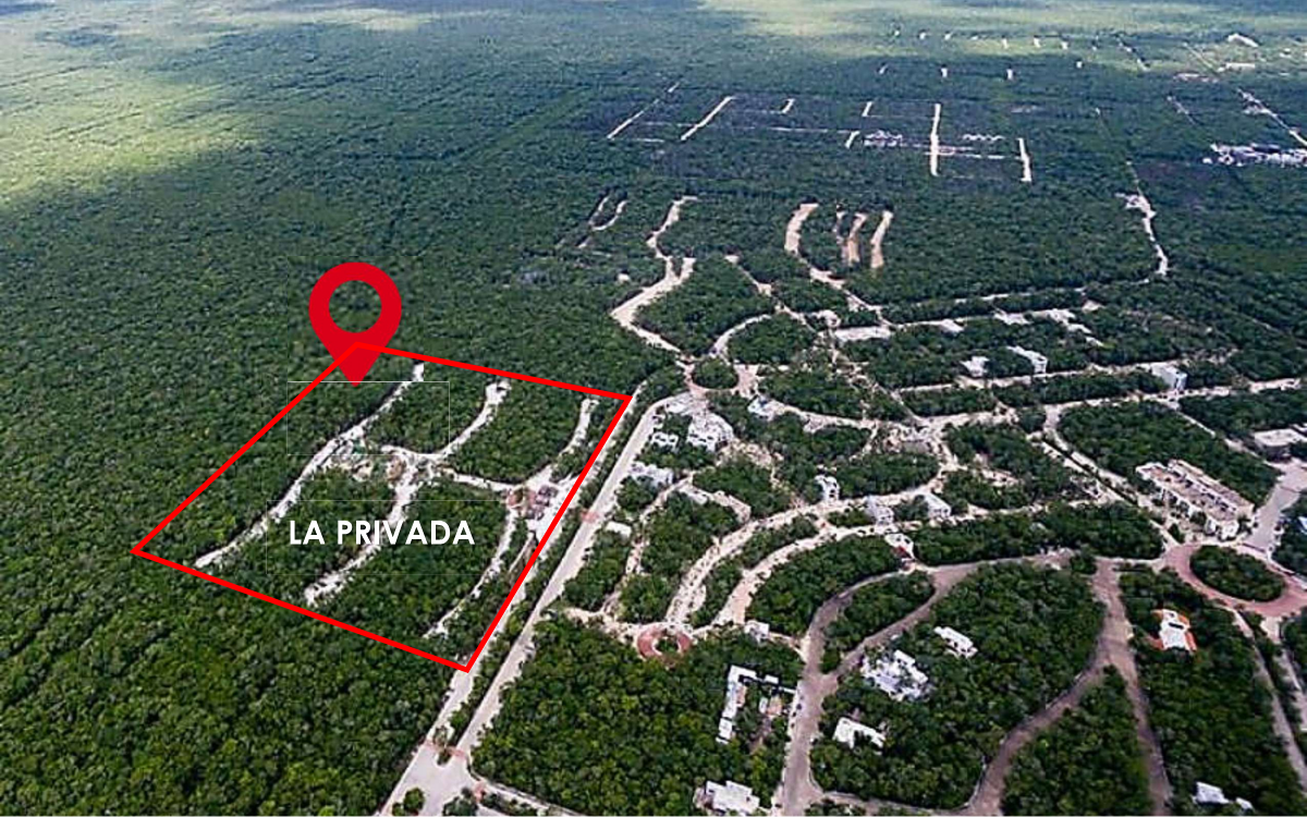 Prime Residential Lot with Home Design Plans | La Privada, Aldea Zama Tulum.