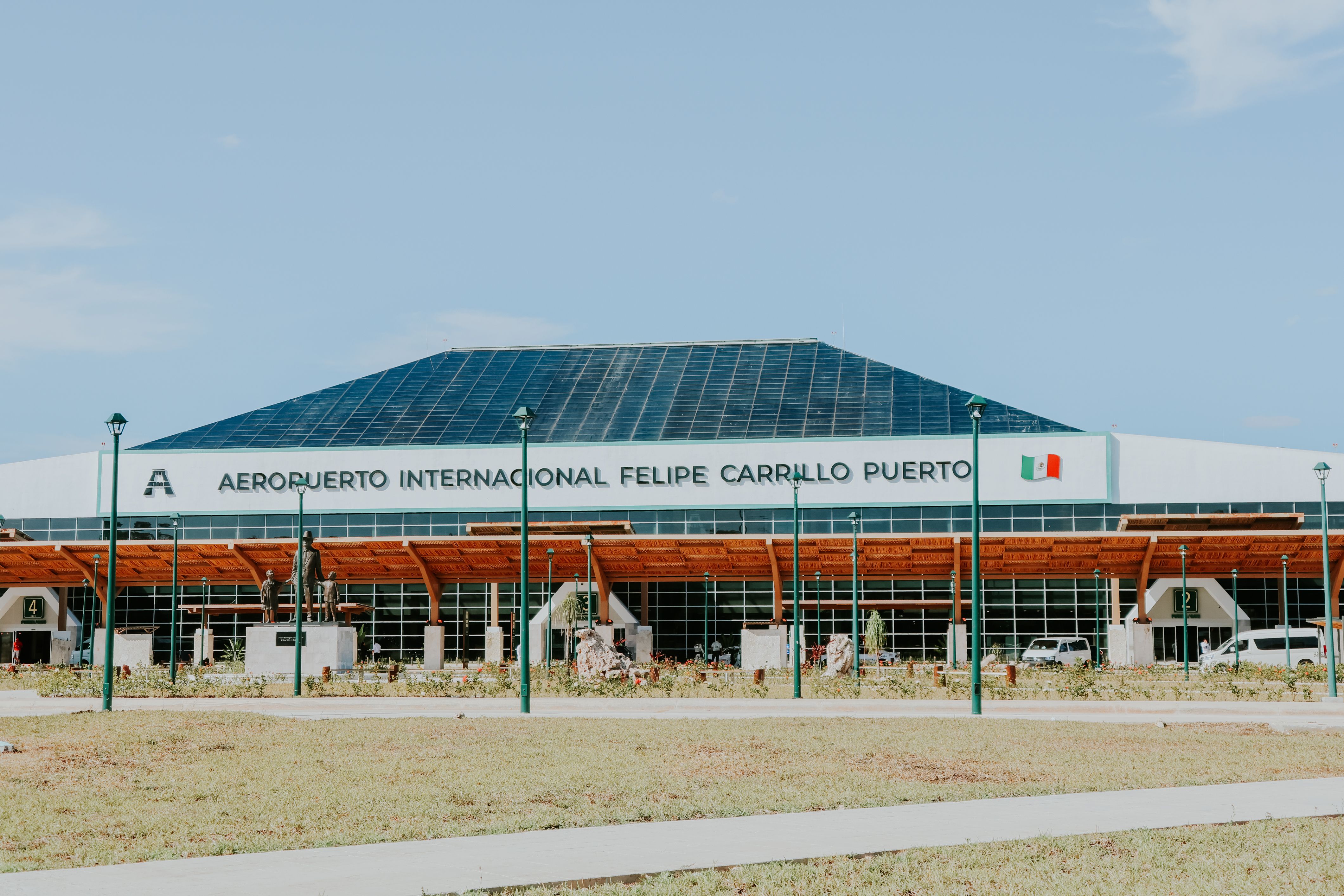 Felipe Carrillo Puerto International Airport terminal in Tulum