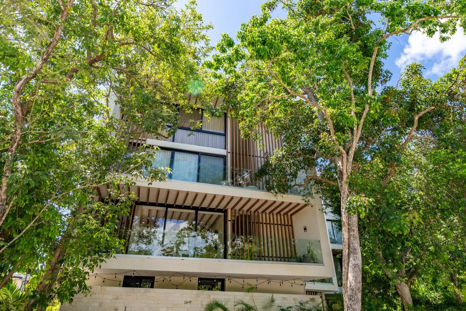 Pure Tulum 403 penthouse terrace with plunge pool in Aldea Zamá, Tulum