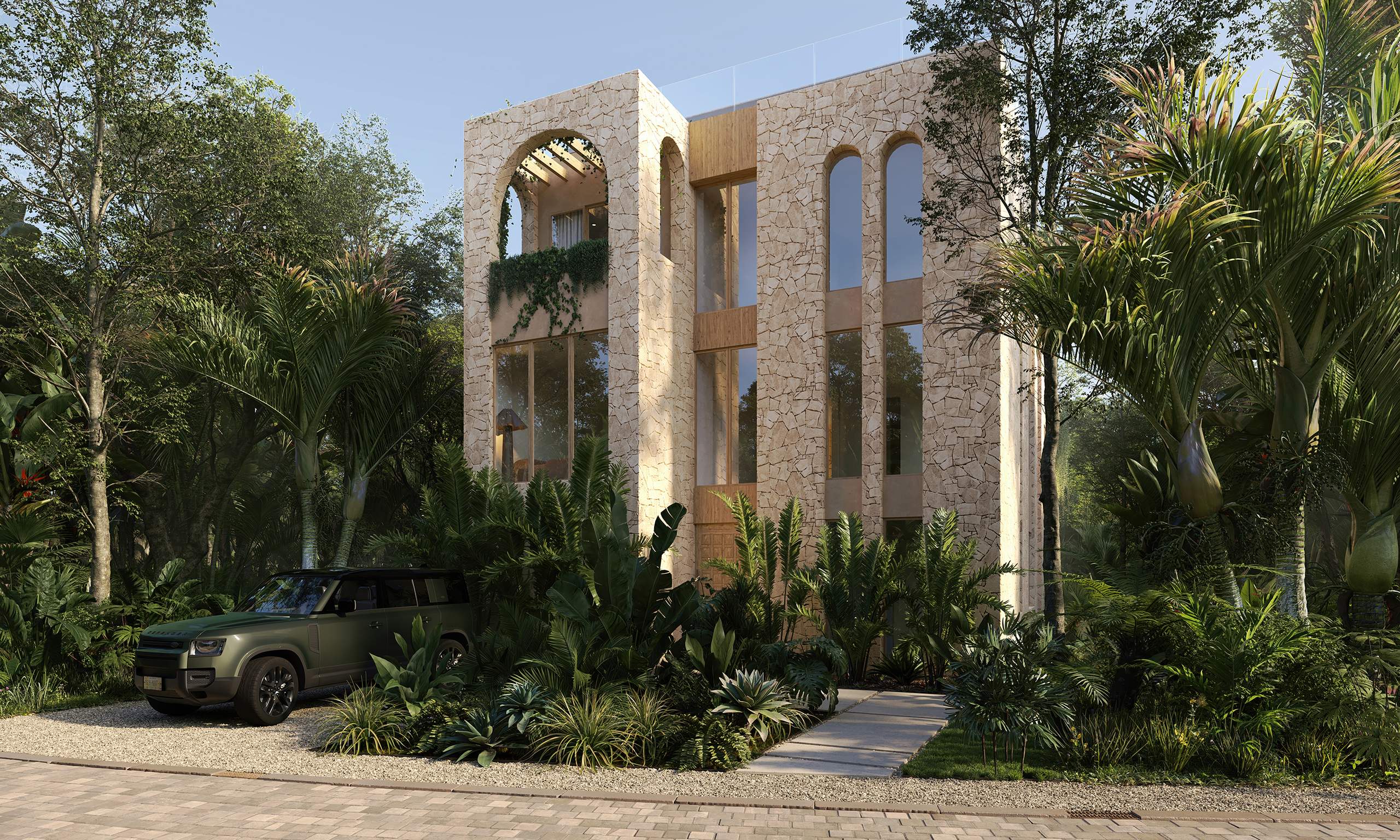 6 Bedroom architect-designed villa for sale in Mirador Tulum | Casa Aqualuna